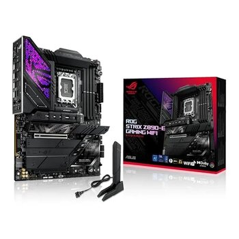 Asus Rog Strix Z890-E Oyun Wifi Anakart Soketi Intel Lga 1851 (Atx, Gelişmiş Aı, Ddr5, Nitropath Dram, 7X M.2, Wifi 7, Pcıe 5.0, Q-Release, 2X Thunderbolt 4, Dımm Flex)