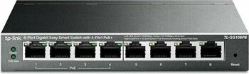 TL-SG108PE, 8 Port Gigabit / 4 Port Poe Smart Switch