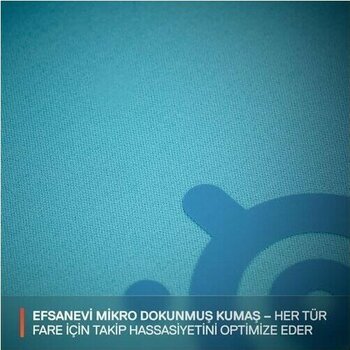 Qck Large Gaming Oyuncu Mouse Pad - Mavi