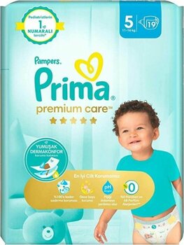 Prima Premium Care Bebek Bezi 5 Beden 19 Adet 11-16 Kg