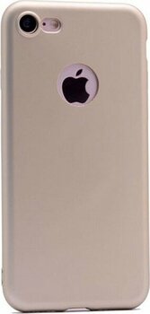 Apsuwa Apple iPhone 7 Kılıf Premier Silikon Kılıf+Nano Glass Koruyucu Gold