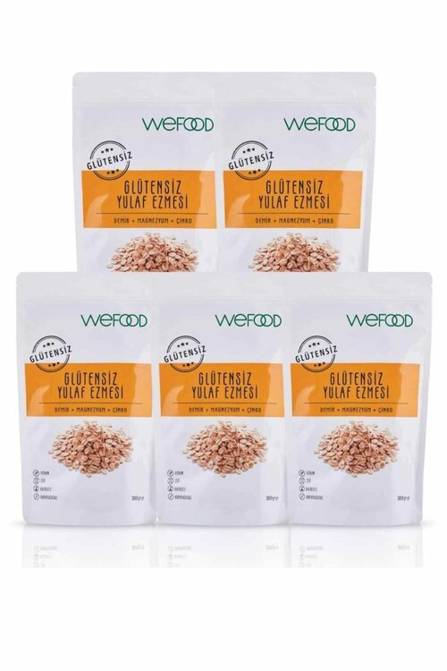 Wefood Glütensiz Yulaf Ezmesi 300 Gr x 5 Adet