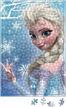 Baskı Dükkanı Frozen Elsa Puzzle 240 Parça Yapboz