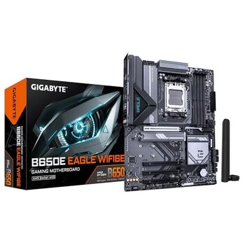 Gıgabyte B650e Eagle Wıfı6e Anakart - Amd Ryzen 9000 Serisi Cpu'lar, 8+2+2 Fazlı Vrm, 8200Mhz'e Kadar Ddr5 (O.c), 1Xpcıe 5.0 + 2Xpcıe 4.0 M.2, 2.5Gbe Lan, Wifi 6E, Usb 3.2 Gen 2