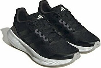 adidas Runfalcon 3.0 Tr W Unisex Koşu Ayakkabısı Siyah Tekstil Malzeme ile Konforlu Tasarım - 36