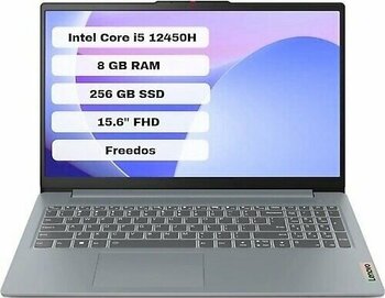 Lenovo IdeaPad Slim 3 15IAH8 83ER0084TR 15.6 inç Intel Core i5 12450H 8 GB 256 GB SSD Intel Graphics FreeDOS