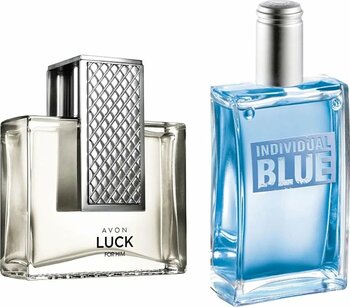 AVON Luck Edt 75 Ml Erkek Parfümü Ve Individual Blue Edt 100 Ml Erkek Parfüm Seti Orijinal