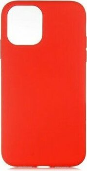 Apple İphone 11 Pro Max Kılıf Yumuşak Doku ve Kadife Dolgulu Clay Premium Silikon Kapak - iPhone 11 Pro Max - Kırmızı