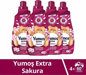 Yumoş Extra Çamaşır Yumuşatıcı Sakura 1440 ml X4