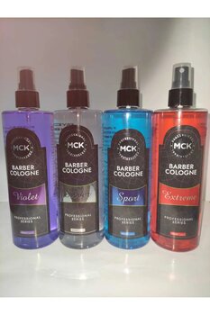 MCK BARBER KOLONYA (Parfümlü) 4 ÇEŞİT (SILVER-SPORT-VİOLET-EXTREME) 400ML