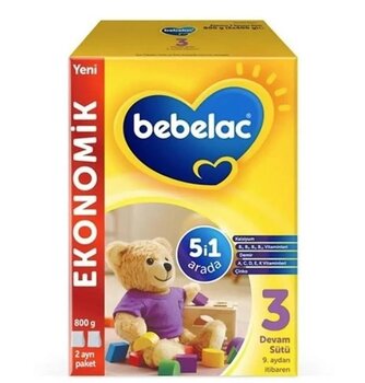 Bebelac 3 Devam Sütü 9 Ay+ 800 Gr