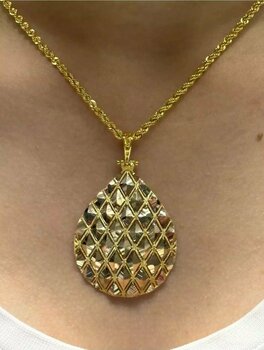 Hakan Güler Kuyumculuk 14 Ayar Altın Baklava Model Kolye Ucu