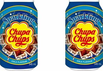 Chupa Chups Sparkling Cola Flavour - Kola Aromalı Gazlı İçecek 345 Ml 2 Adet
