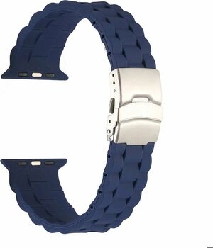Apple Watch 38mm Uyumlu Krd-72 Silikon Kordon Lacivert