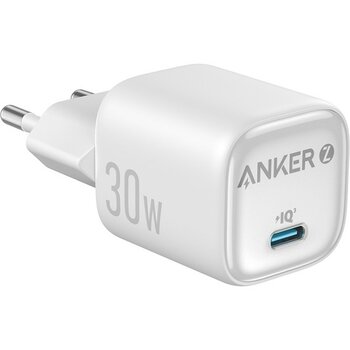 Anker Zolo 30W GaN USB-C Şarj Cihazı - Gelişmiş GaN II Teknolojisi - Beyaz - A2698 - Renk