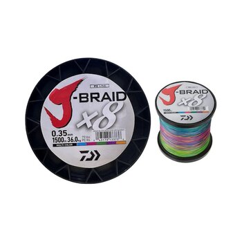 Daiwa J-braid 8x 1500mt 0.35mm İp Misina Multi Color