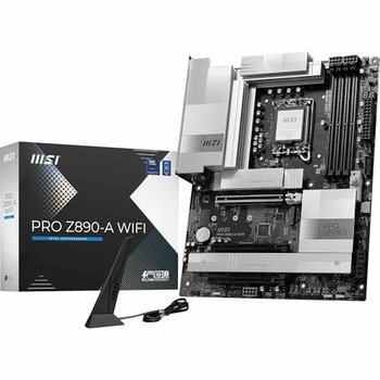 Msı Pro Z890-A Wifi Anakart, Atx - Intel Core Ultra İşlemcileri (Seri 2), Lga 1851-90A Sps Vrm'yi, Ddr5 Memory Boost (9200+ Mt/S Oc), Pcıe 5.0 X16 Ve 4.0 X16, M.2 Gen5, Wi-Fi 7, 5G Lan'ı Destekler