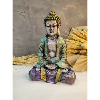 Gardenya Buda Polyester Dekoratif Biblo Model 1 - Renkli