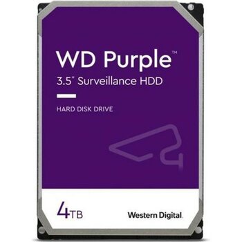 WD 4 Tb Wd 3.5 Purple Sata3 5400RPM 64MB 7/24 Guvenlık WD43PURZ (3 Yıl Dıstı Garantılı)