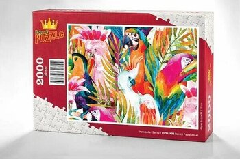 King Of Puzzle Renkli Papağanlar 2000 Parça HV54-MM Puzzle