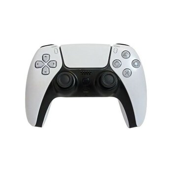 Mi7a  Kablosuz Bluetooth Gamepad, Pc Uyumlu, Ps4 ve Ps5 Uyumlu Type-C Şarj Girişli Joystick Oyun Kolu - Beyaz