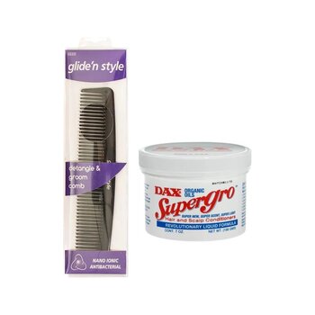 Dax Supergro Saç Kremi 198 Ml + Glide'n Style Detangle & Groom Saç Açma Tarağı