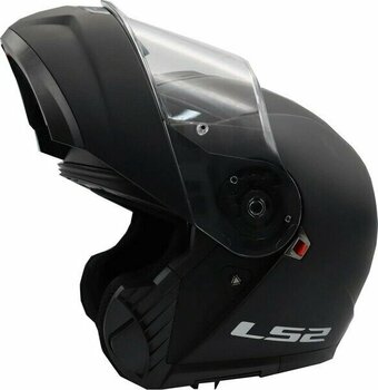 Ls2 Strobe 2 Çene Açılır Mat Siyah Kask - S