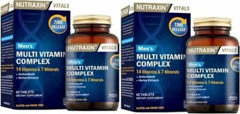 Nutraxin Mens Multi Vitamin Complex 60 Tablet X 2