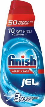 Finish Hepsi Bir Arada Konsantre Jel Bulaşık Makinesi Deterjanı 1 L x 2 Adet