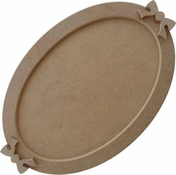 Neşeli Ahşap Ahşap Büyük Boy Oval Tepsi - Ahşap Çay Tepsisi, Ahşap Kahve Tepsisi, Tepsi Boyama, Tepsi Süsleme - 1 Adet