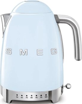 Smeg KLF04PBEU Retro Mavi Isı Ayarlı 2400 Watt 1.7 Litre Çelik Kettle