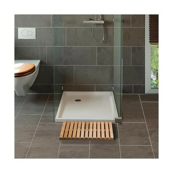 Berry Store Küvet Matı Iç ve Dış Mekan Bambu 40 x 60 cm Banyo Matı, Duş Matı, Küvet Matı, Kaymaz Tabanlı Havuz Matı Doğal - Option-1