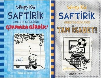Saftirik Greg'in Günlüğü 15: Çıkmaza Girdik! - Saftirik Greg'in Günlüğü 16: Tam İsabet! - 2 Kitap - Jeff Kinney