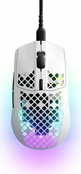 Steelseries Aerox 3 Snow TrueMove Core Optik Sensör Ultra Hafif Suya Dayanıklı Gaming Mouse