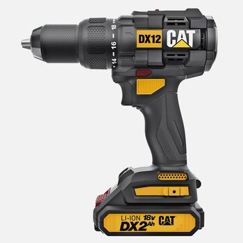 Cat DX12 18 V 2 Ah Çift Akülü Li-On Profesyonel Darbeli Akülü Matkap