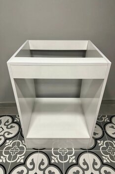 Dekomonte Ankastre Mutfak Dolabı Çekmecesiz Bazalı Ankastre Modül Dolap Fırın Ocak Dolabı Beyaz