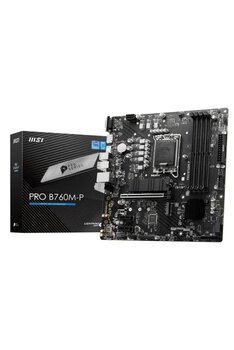 Pro B760m-P Intel B760 Soket 1700 Ddr5 6800(Oc)Mhz Matx Gaming (Oyuncu) Anakart