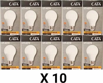 Cata CT-4274 BEYAZ 15W 10 adet E27 LED Ampul
