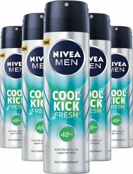 Nivea Cool Kick Fresh Erkek Deodorant 150 Ml X5
