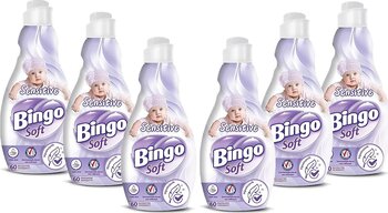 Bingo Soft Sensitive Yumuşatıcı 60 Yıkama 1.44 lt 6'lı
