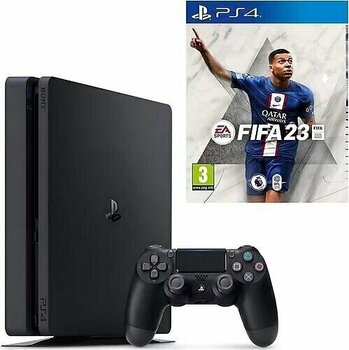 Sony Playstation 4 Slim 1 TB Siyah Oyun Konsolu + EA SPORTS FIFA 23