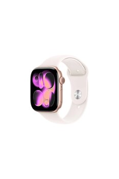 Apple MFCJ4TU/A Watch Series 11 GPS + Cellular 46mm Rose Gold Aluminium Case with Light Blush Sport