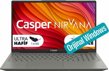 Casper Nirvana X650 i3-1315U 16GB DDR5 1TB SSD W11H 15.6" Laptop X650.1315-BF00P-G-F