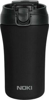 Noki 400 ML Çay Kahve-Soğuk İçecek Çelik Termos MUG - Siyah