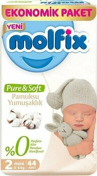Molfix Çocuk Bezi Jumbo Pure Soft 2 Mini 44 Lü