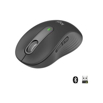 Ronanna Logitech M650 910-006253 Sıgnature Kablosuz USB Nano Alıcılı Sağ El Tam Boyutlu Siyah Mouse