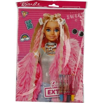 Barbie boyama seti B-386 12 3804014 - Renkli