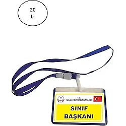 Gülpaş Sınıf Başkanı Yaka Kartı