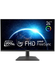 Rampage Rm-244s Flash 24\" 200hz 1ms Rgb Csot Va Full Hd Freesync Pivot Pc Flat Oyuncu Monitörü