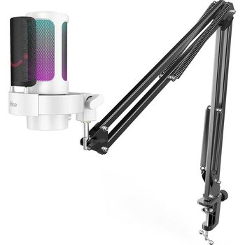 Fifine Ampligame A8T USB Yayıncı Bilgisayar Mikrofonu - Beyaz